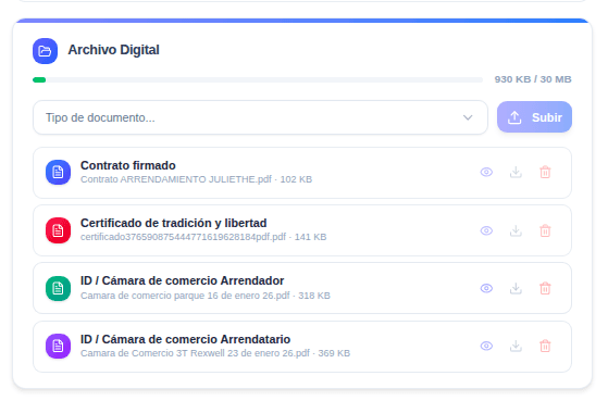 Centralización de Documentos